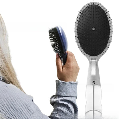 3-in-1-Haarbürste mit Sprühfunktion – Entwirren, Kopfhautmassage & Haarpflege 💧