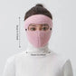 Winter-Windschutz-Gesichtsmaske – Warme Fleece-Maske mit Visier für Radfahren & Outdoor