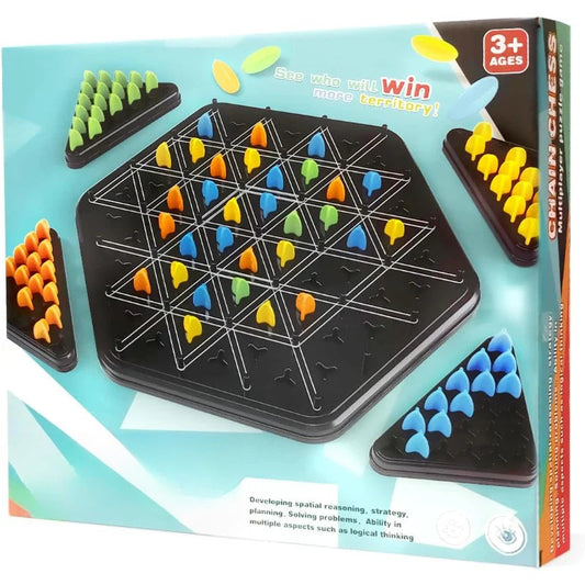 LILITOY™8588|Triangelkedja Strategispel – Pedagogiskt spel för barn och familjer 
