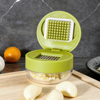 Multifunktionaler Knoblauchpress Zerkleinerer Knoblauch Ingwer Zwiebel Küchenhelfer 🧄