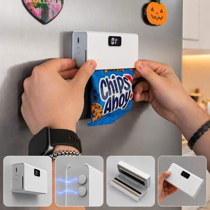 2026 Mini Folienschweißgerät USB 🧲 Kühlschrankmagnet & Frischeversiegelung für Lebensmittel