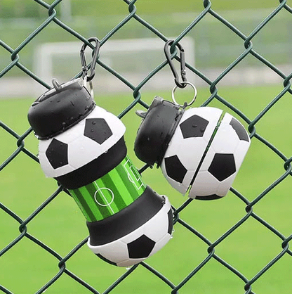 ⚽ 2026 Outdoor Sport Silikon-Faltbecher Kugelform 💧 Tragbar & Stoßfest