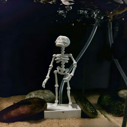 💀 Tanzendes Skelett Aquarium Deko