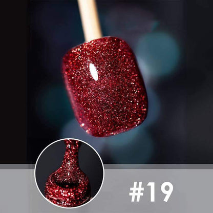 ✨Stjärnklar himmel diamant nagellack 