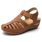 🔥Bequeme orthopädische Sandalen mit Cut-out-Keilabsatz für Damen