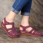 🔥Bequeme orthopädische Sandalen mit Cut-out-Keilabsatz für Damen