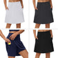 Damen-Skort (Rock-Shorts-Kombination), knielang (20 Zoll), für Golf und Tennis