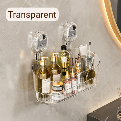 🔥 Stil eines 6-Sterne-Hotels in Dubai: Saugknopf-Ablageregal mit Abflussloch