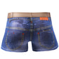 ❄️2-pack mönstrade boxershorts i bomullsdenim för män