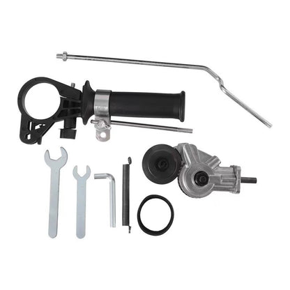 Elektrische Bohrmaschine umgebaut zur Schneidemaschine