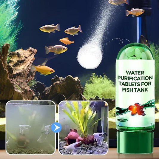 💥GROSSER ABVERKAUF!!♻️💧Leistungsstarke Tablette zur Wasserreinigung im Aquarium