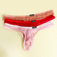 Sexiga, transparenta herrstringtrosor