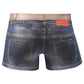 ❄️2-pack mönstrade boxershorts i bomullsdenim för män