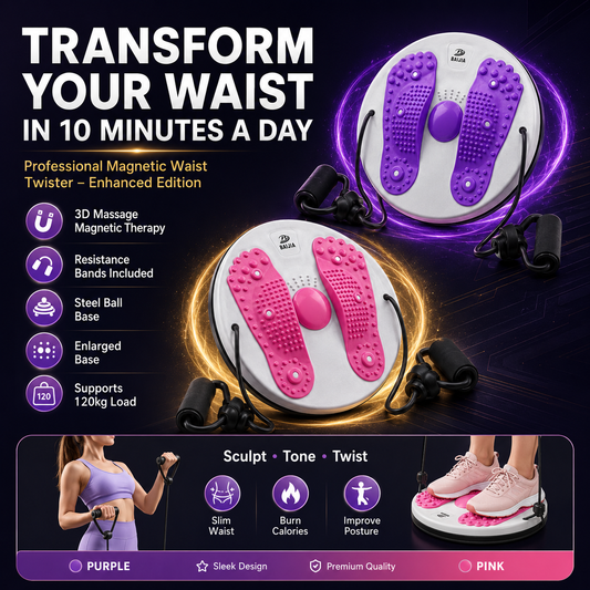 ✨ Balance-Board mit Drehfunktion für Massage & Training – Fett verbrennen, Taille schlanker machen & Durchblutung fördern – für zu Hause