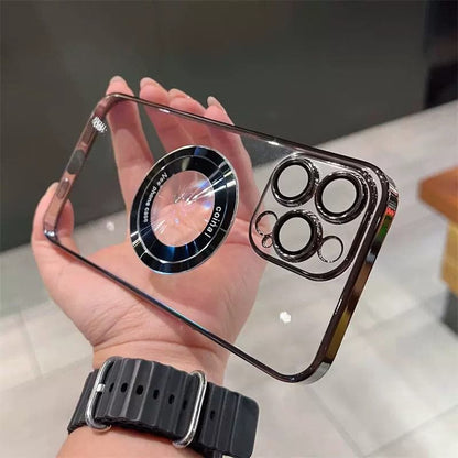 Genomskinligt magnetiskt iPhone-skal 