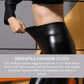 🎁 S-formade leggings i PU-läder