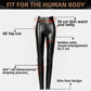 🎁 S-formade leggings i PU-läder