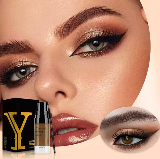 💖 2-in-1 Augenbrauen-Kit: farbiges Augenbrauen-Gel + Augenbrauen-Schablonen ✨💄