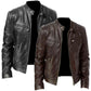 🔥2025 Biker Casual Reißverschluss Lederjacke