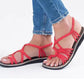 🌺 2026 Damen Zehentrenner – Orthopädisch & Knotendesign 👡