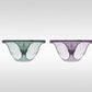 Herren Low Rise Ultradünner transparenter Hohl-Bikini Sexy Ice Silk Slip