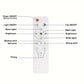 ✨ 2-IN-1 Deckenventilator & Licht – Tragbar, Fernbedienung