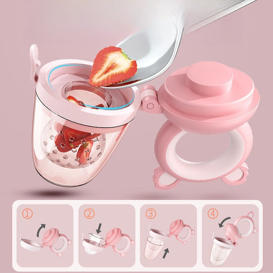 🍓 Schnuller-Fruchtsauger für Babys – Eine sichere Methode, um frisches Obst und neue Geschmacksrichtungen einzuführen