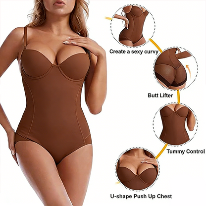 🔥Shapewear-Body mit BH | Raffinierter, figurformender, verstellbarer Bund✨