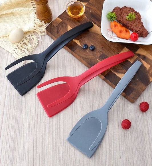 🍳✨ Hitzebeständiger 2-in-1-Nylon-Pfannenwender