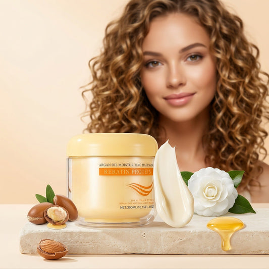✨ Keratin-Repair-Haarmaske – Für geschmeidiges, weiches Haar – ganz ohne komplizierte Routine.