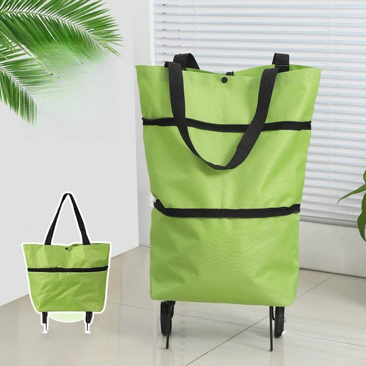 🛒 Faltbarer Einkaufstrolley mit Rollen