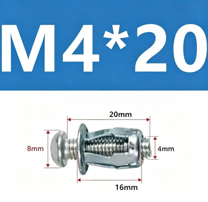 🔩 Verzinkte Blindnietmuttern M4 M5 M6 M8