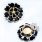 ✨ Eleganter Strass-Blumen-Manschettenknopf für Hemdkragen & Kleidung