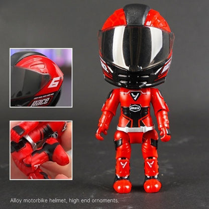 🤖 Transformierbare Motorradfahrer Figur