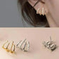 ✨ Elegante geschwungene Ohrringe mit Zirkon – elegantes und modernes Design
