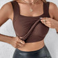 💖Thermo-Tanktops mit U-Ausschnitt und integriertem BH für Damen