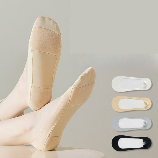 🧦 Unsichtbare Damensocken mit doppelter Polsterung – Für ganztägigen Tragekomfort ohne Verrutschen ✨