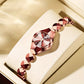 2025 Trendig elegant oval damklocka dekorerad med strass