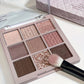 9-färgad ögonskugga, vattenfast, långvarig makeup 
