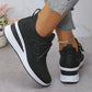 Orthopedische sneakers met sprankelende elegantie