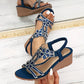 🌸 Orthopädische Sommer-Sandalen – Strass, Bequem & Trendy – 49% Rabatt 🔥