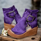 ✨ Offene Zehen Wedges – Damen Retro-Sandalen