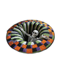 🎃 3D Halloween-Rundteppich mit Plüsch für gruselige Wohndeko