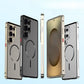📱 Magnetic Metal Bumper Phone Case — Matte Back Protective Case with Snap-Lock Design ✨