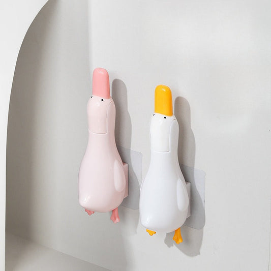 🦆 Niedlicher Enten-Greifer fürs Badezimmer – Haare & Abfall aufheben, ohne sie zu berühren 🚿✨