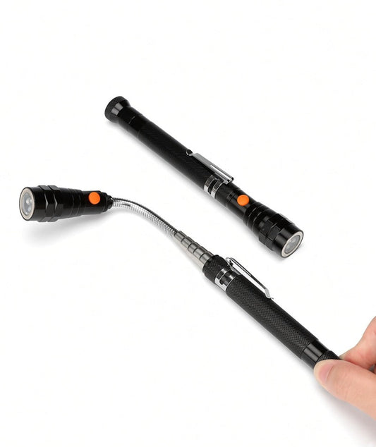 🔦🧲 Teleskop-LED-Taschenlampe – Flexibel mit Magnet