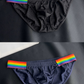 Sexy Rainbow Pride Mesh-Bikini für Herren