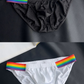 Sexy Rainbow Pride Mesh-Bikini für Herren