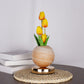 🌷 2026 Neue Tulpen-Nachtlampe – 3 Lichtfarben & USB ✨