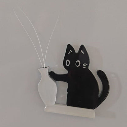 🐱 Kleiner Flaschenmagnet mit Katzenbart-Motiv – Bewahre die kostbaren Erinnerungen an deine Katze für immer auf ❤️